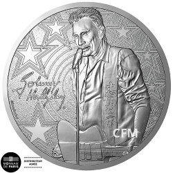 Médaille Guitare Johnny Hallyday 2019