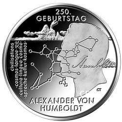 20 Euro Argent Allemagne BU 2019 - Alexander von Humboldt