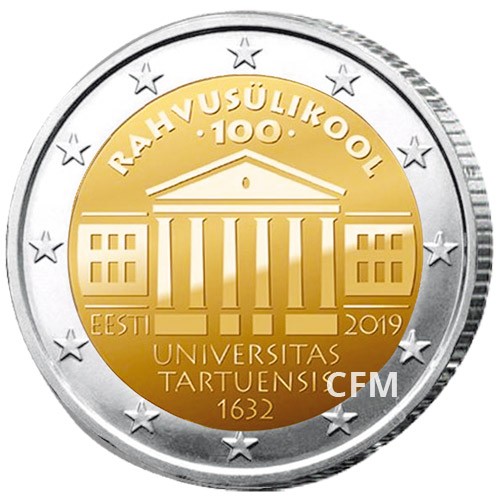 2 Euro Estonie 2019 - Université de Tartu