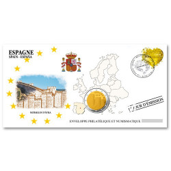 L’enveloppe “1er Jour” d'émission 2 Euro Espagne 2019 - Avila