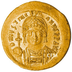 Tremissis Or Justinian I (540-546)