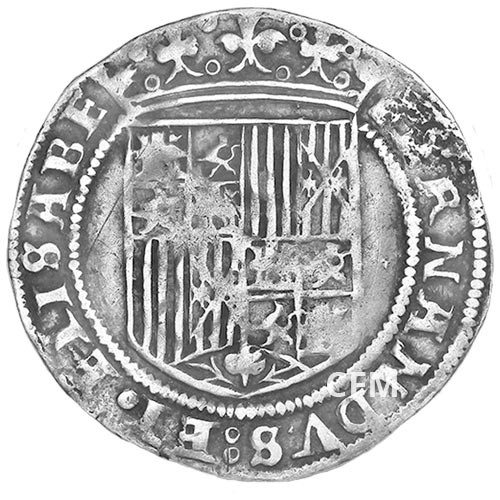 1 Real Argent Espagne 1474-1566