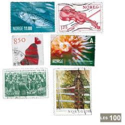 100 timbres Norvège