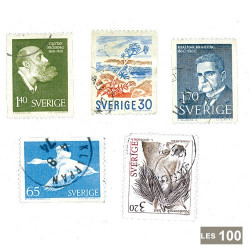 100 timbres Suède