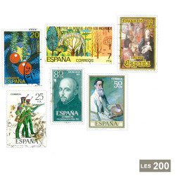 200 timbres Espagne
