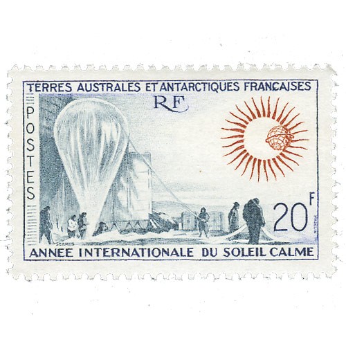 1 T.A.A.F. 20 Francs Année internationale du soleil calme