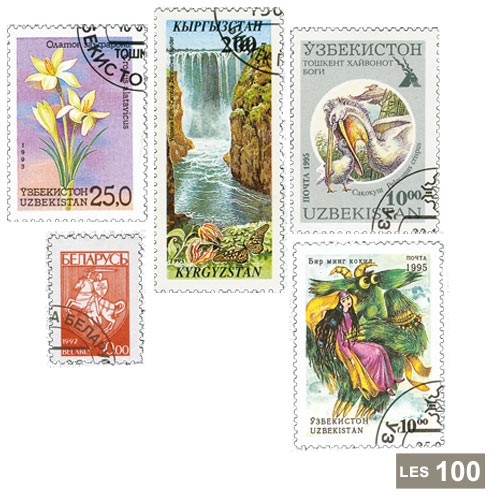 100 timbres États russes