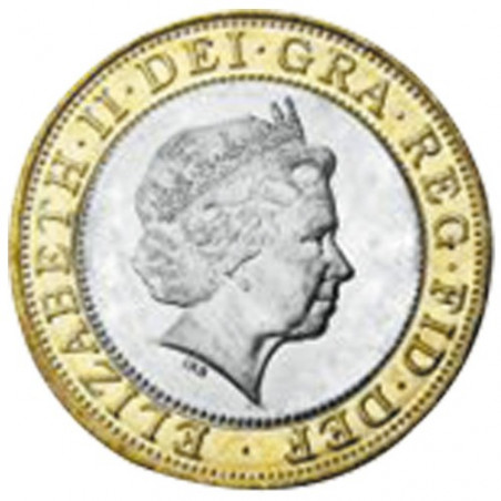 2 Livres Royaume-Uni 2009 - Charles Darwin