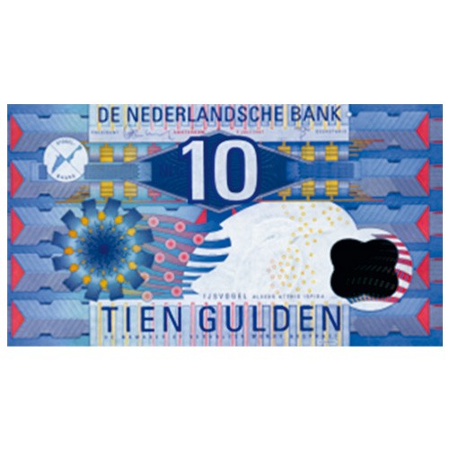 Billet 10 Gulden Pays-Bas 1997