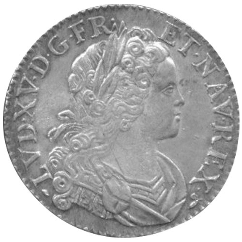 Écu d’Argent Louis XV de Navarre Écu d’Argent Louis XV de Navarre