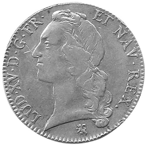 Écu d’Argent Louis XV au Bandeau