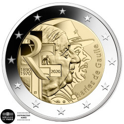 2 Euro France BE 2020 - Charles de Gaulle