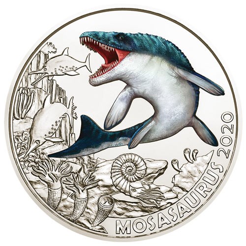 3 Euro Autriche 2020 Phosphorescente - Mosasaure 3 Euro Autriche 2020 Phosphorescente - Mosasaure