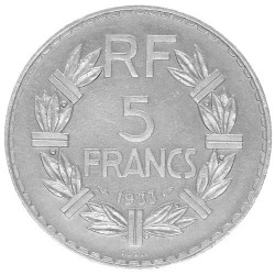 5 Francs Lavrillier Essai 1933