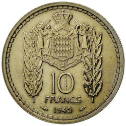 20 Francs Monaco Essai 1945 - Louis II