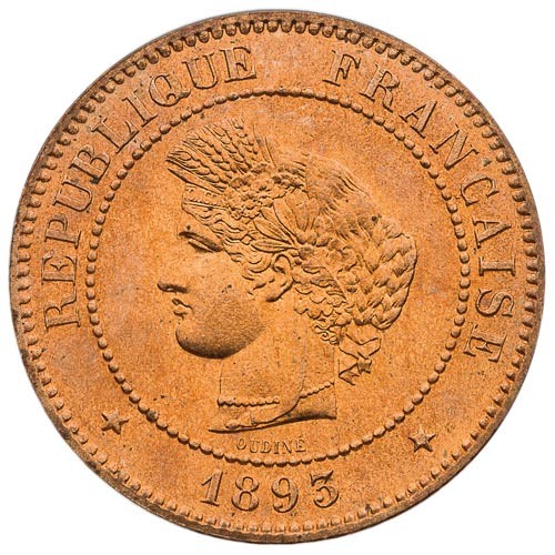 5 Centimes Cérès 1893