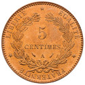 5 Centimes Cérès 1893