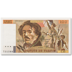 100 Francs Eugène Delacroix