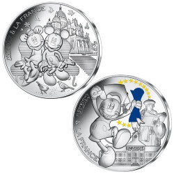 Lot des 2 x 50 Euro Argent 2018 - Mickey