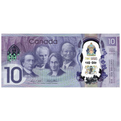 10 Dollars Canada 2017 - Le parlement