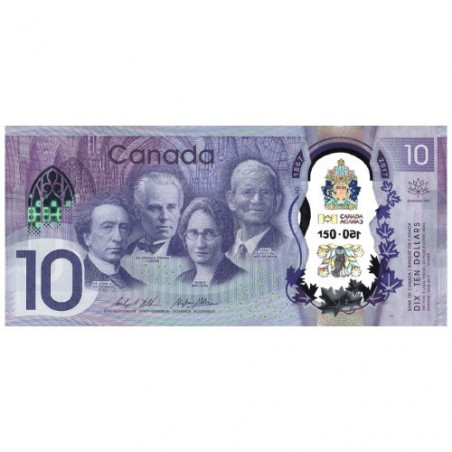 10 Dollars Canada 2017 - Le parlement