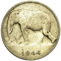 1 Franc Congo Belge 1944-1949