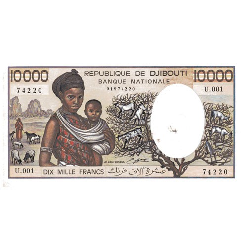 10 000 Francs Djibouti 1984