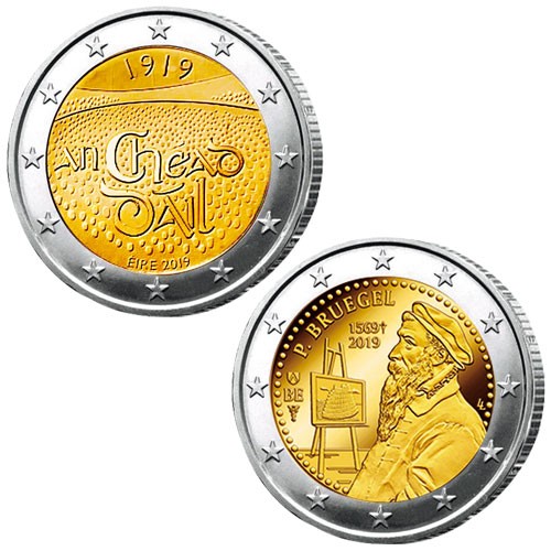 Lot des 2 x 2 Euro 2019 Lot des 2 x 2 Euro 2019