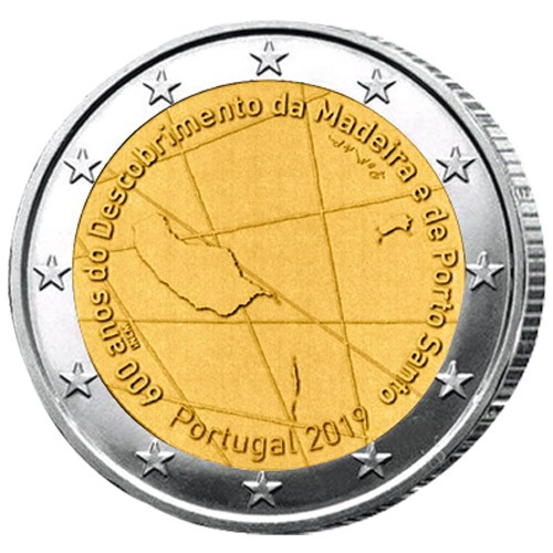 2 Euro Portugal 2019 - 600 ans de la découverte de Madère