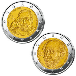 Lot des 2 x 2 Euro Grèce 2019