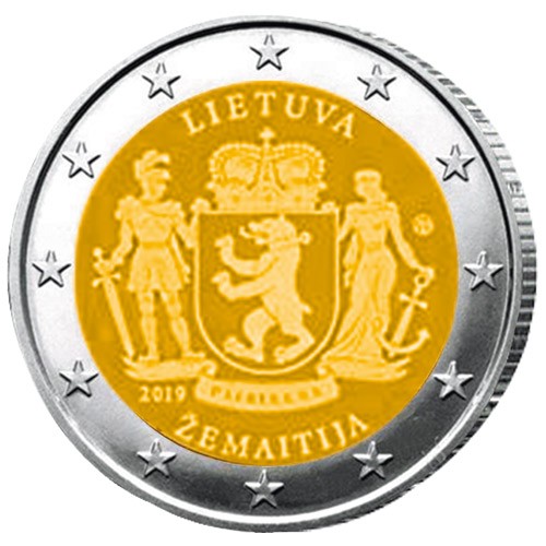 2 Euro Lituanie 2019 - Samogitie