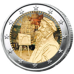 2 Euro Belgique 2019 colorisée - Pieter Bruegel l’Ancien