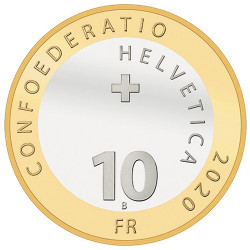 10 Franc Suisse BU 2020 - Lièvre