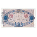 500 Francs Bleu et Rose