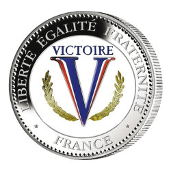 La pièce “Victoire” colorisée Seconde Guerre mondiale 