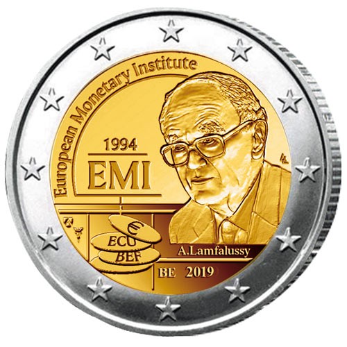 2 Euro Belgique BU 2019 - 25 ans de l’Institut monétaire européen