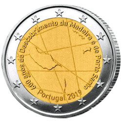 2 Euro Portugal BU 2019 - 600 ans de la découverte  de Madère