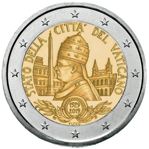 2 Euro Vatican BU 2019 - 90 ans du Vatican