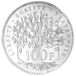 100 Francs Argent France Panthéon