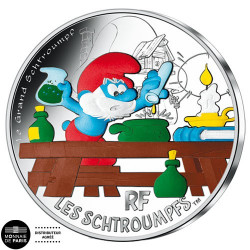 50 Euro Argent France 2020 - Grand Schtroumpf