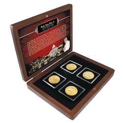 Coffret commémoratif Vatican Andorre 4 x 2 Zloty 2003-2014 - Jean-Paul II