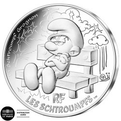10 Euro Argent France 2020 - Schtroumpf Grognon