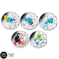 10 X 10 Euro Argent 2020 - Schtroumpfs