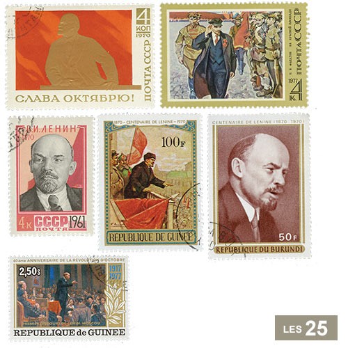 25 timbres Lénine