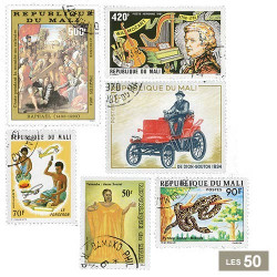 50 timbres Mali