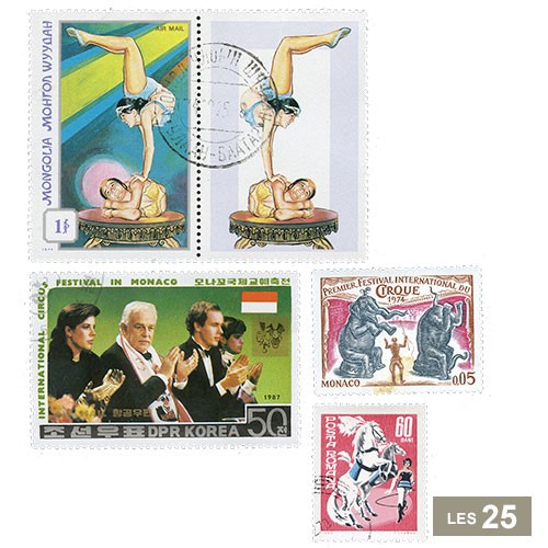 25 timbres Cirque