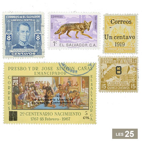 25 timbres Salvador