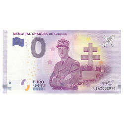 Billet Souvenir 0€ France 2018 - Charles de Gaulle