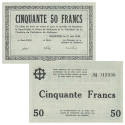 Billet de nécessité 50 Francs Mulhouse 1940