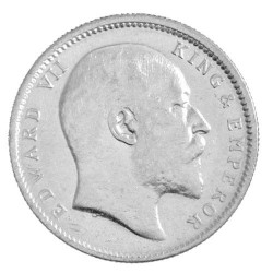 1 Roupie Argent Inde 1904-1907 - Edouard VII
